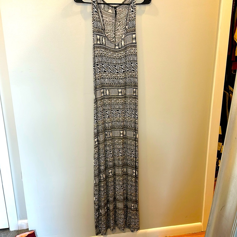 Aztec maxi dress